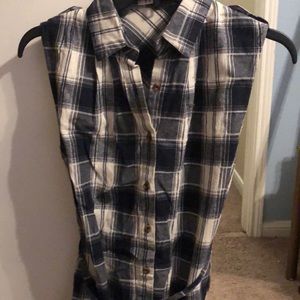 Blue and white dress. size medium